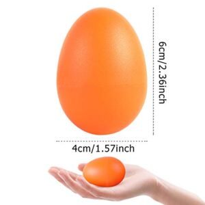 Augshy 14 PCS Colorful Musical Egg Shakers for Kids