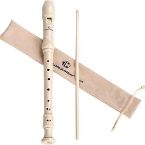 CONJURER Soprano Recorder for Kids - 8 Hole, Beige