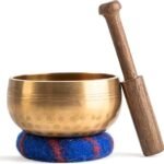 Handcrafted Tibetan Singing Bowl Set for Mindfulness & Healing