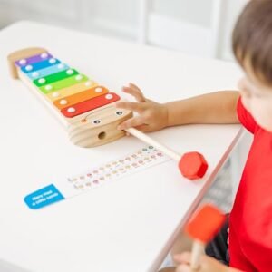 Melissa & Doug Caterpillar Xylophone - Musical Fun for Toddlers