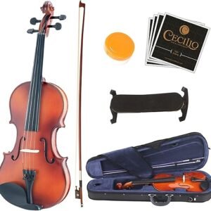 Mendini Beginner Violin Kit for Kids & Adults