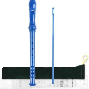 Mr.Power Blue Soprano Recorder for Beginners - C Key