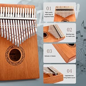 YUNDIE 17-Key Kalimba: Perfect Portable Music Gift!